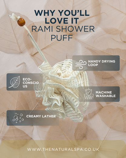 Wholesale Rami Shower Puff – Exfoliating, Reusable & Eco-Friendly-2
