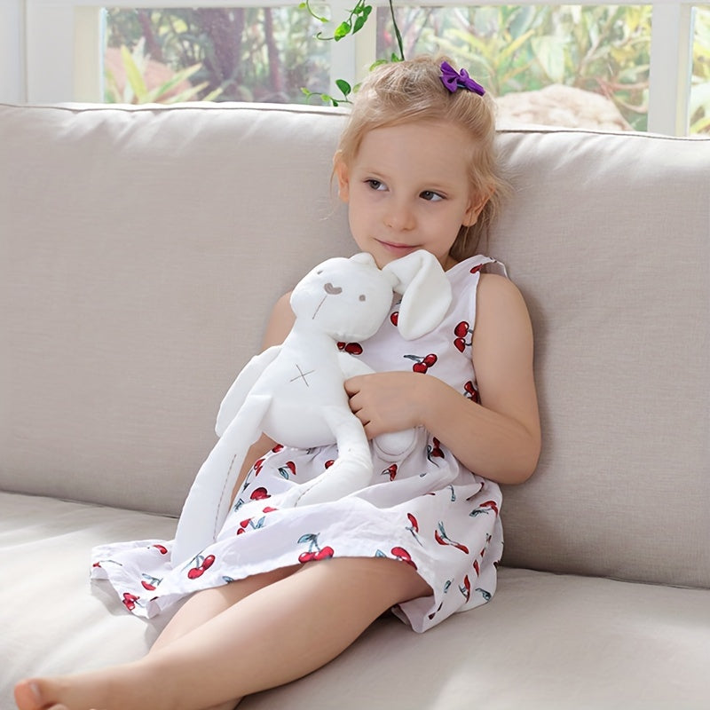 Adorable Plush Long-legged Rabbit Baby Doll Toy-1