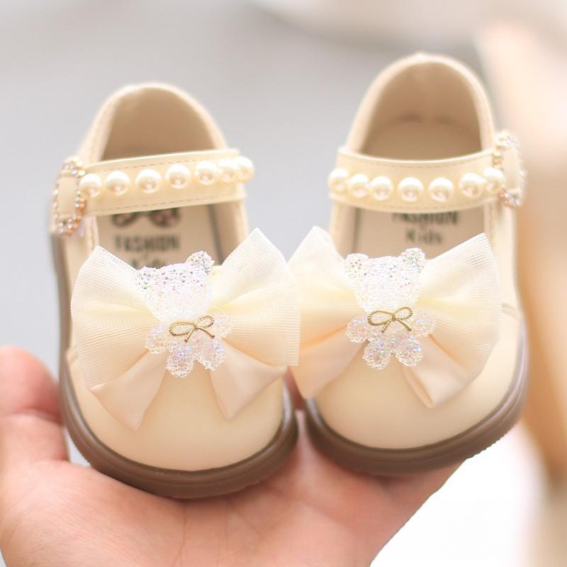 Bow Square Shoes Children Sneakers