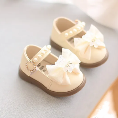 Bow Square Shoes Children Sneakers