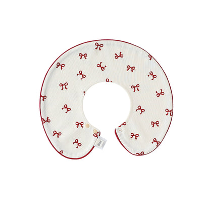 Simple Various Pattern Cotton Bib for Baby-1