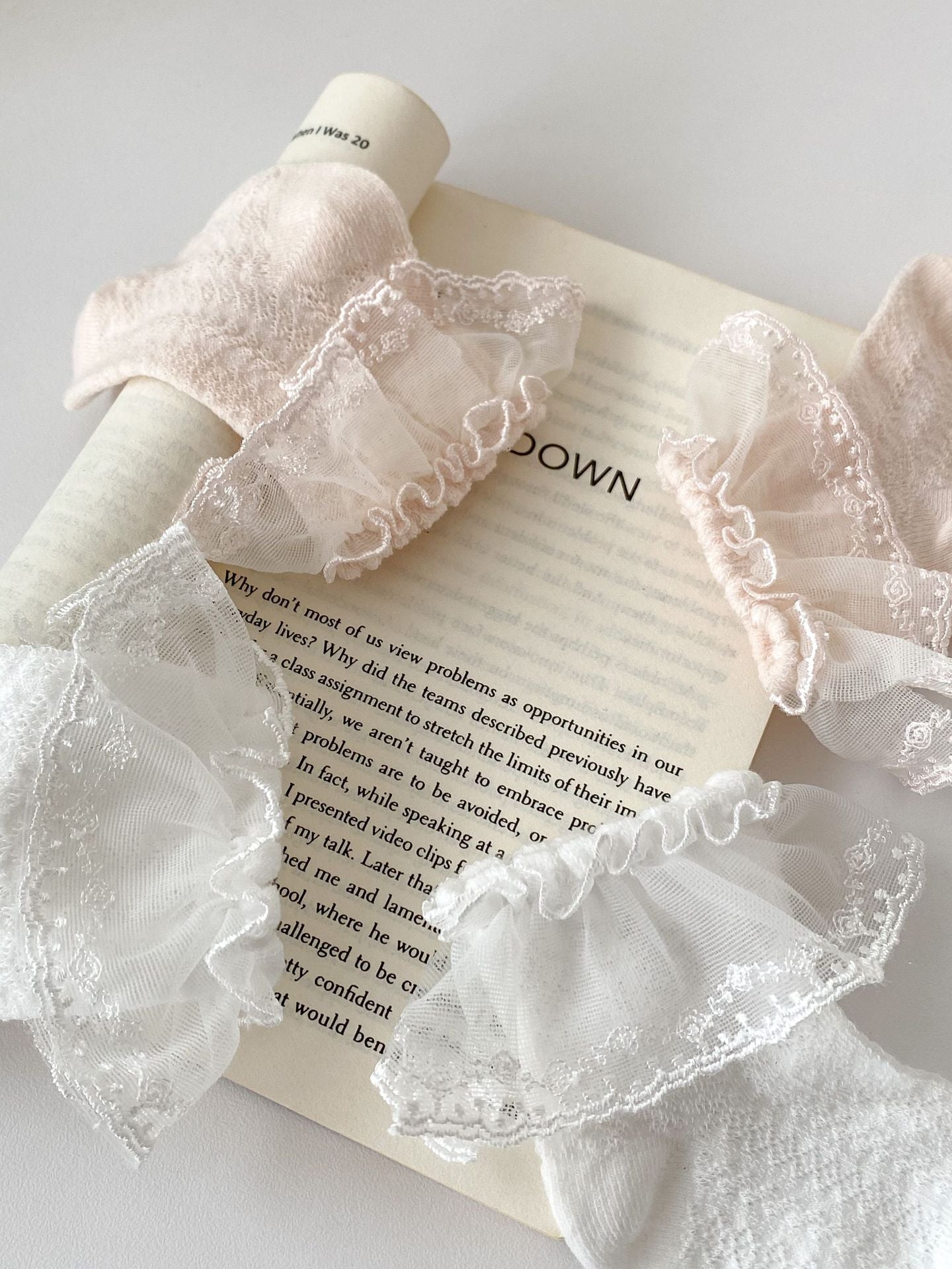 Pairs Summer Thin Breathable Socks For Girls: Baby Girls Princess Socks With Lace Trim-1