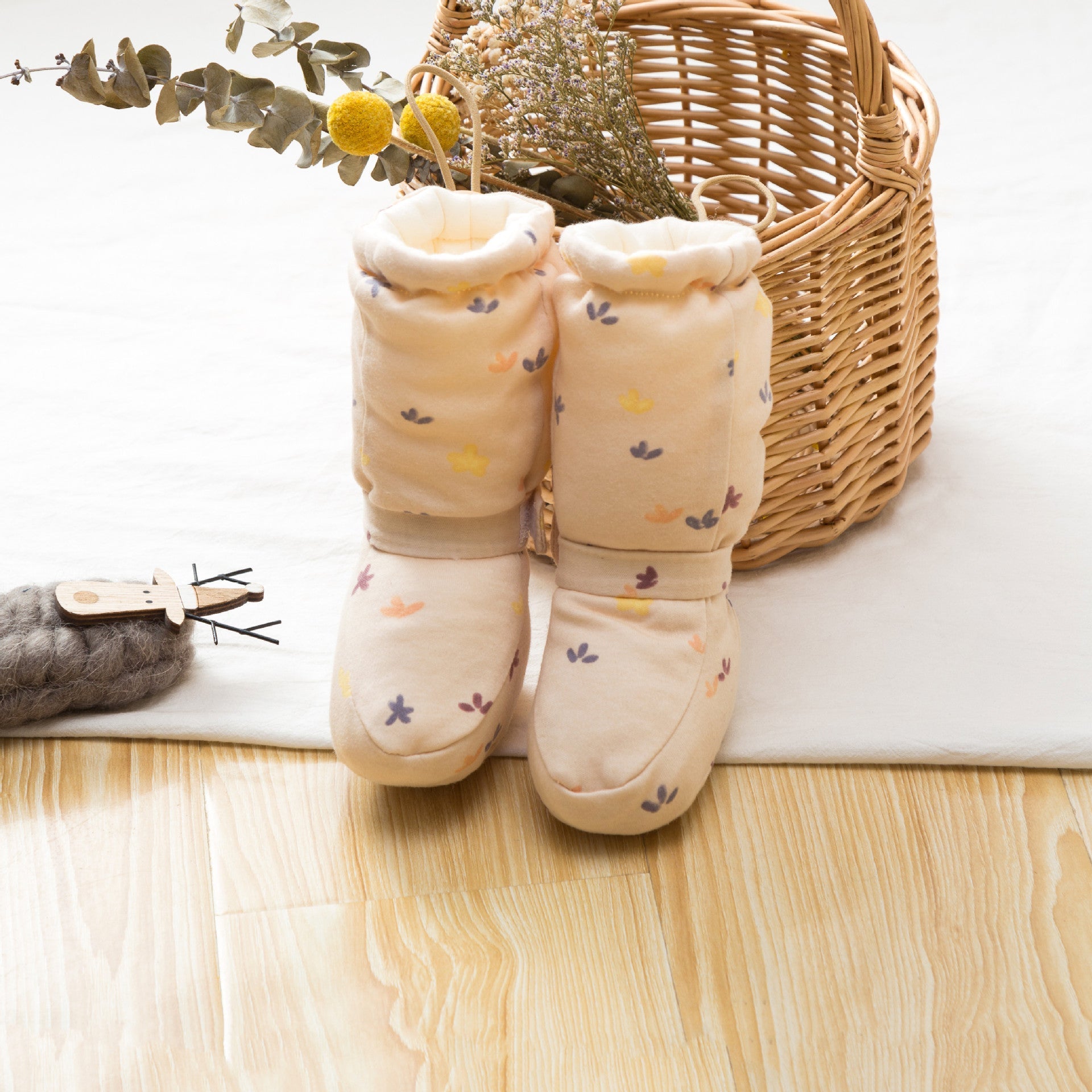 Arrival Baby Animals Cartoon Pattern Toddler Cotton Shoes-1