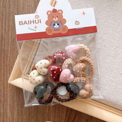 Collection of Versatile Cute Cartoon Small Children’s Star Hair Clip and Lace Baby Headband-2