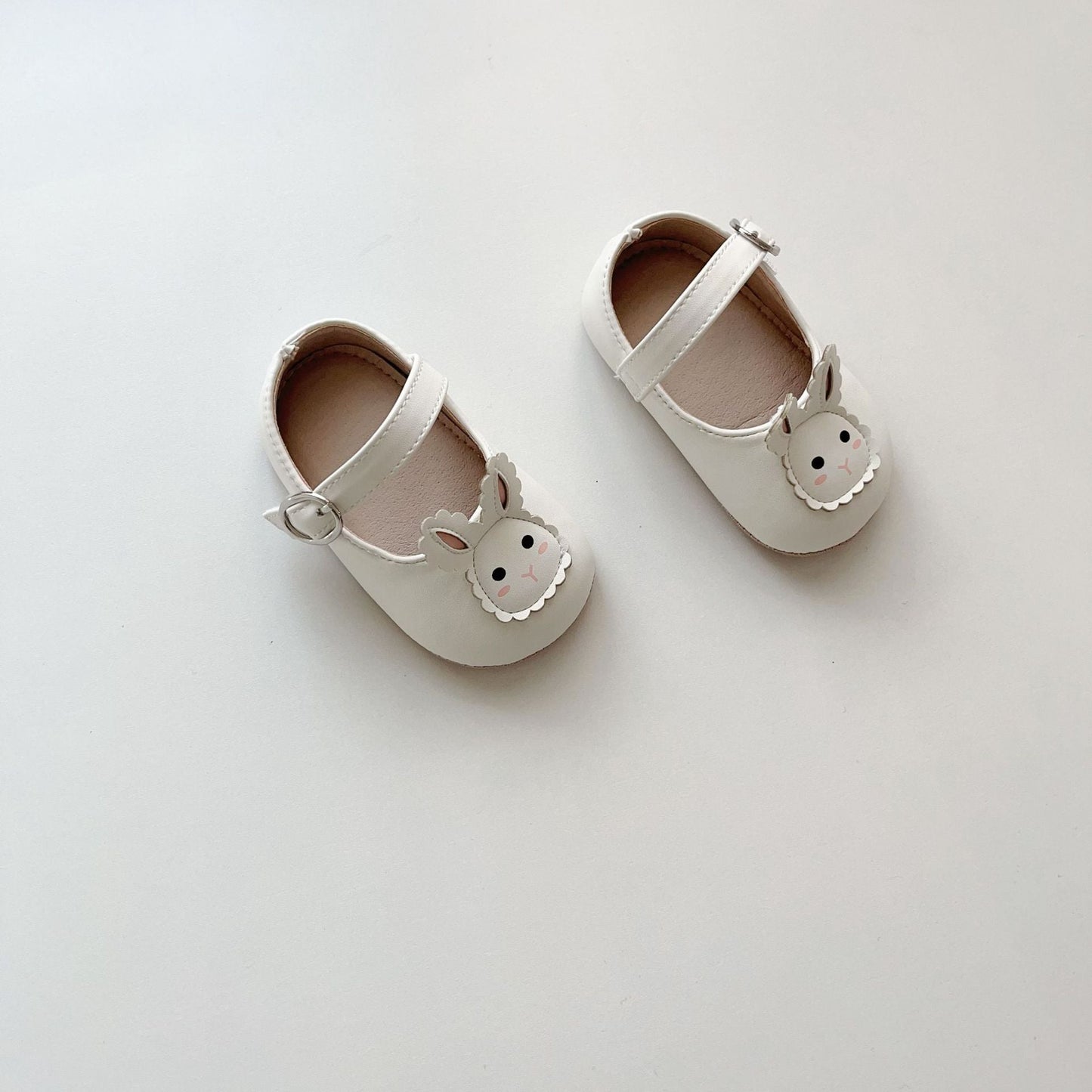 Spring and Summer Baby Girl Fashion Cartoon Rabbit Pattern Toddler Soft-Sole Anti-slip Walking Shoes-2