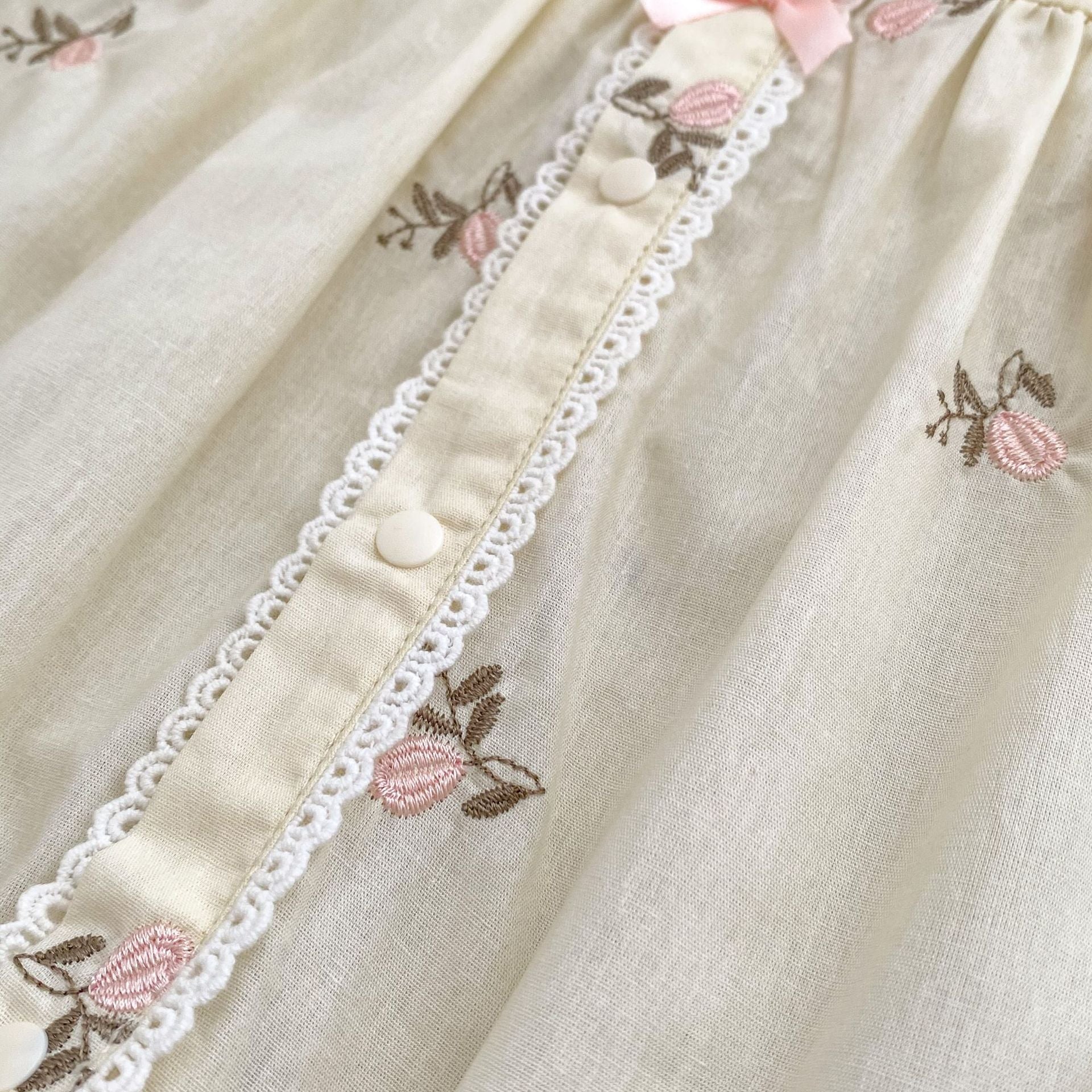 Arrival Spring Baby Kids Girls Long Sleeves Floral Print Rompers and Dress Clothing Sets – Princess Sister Matching Set-3