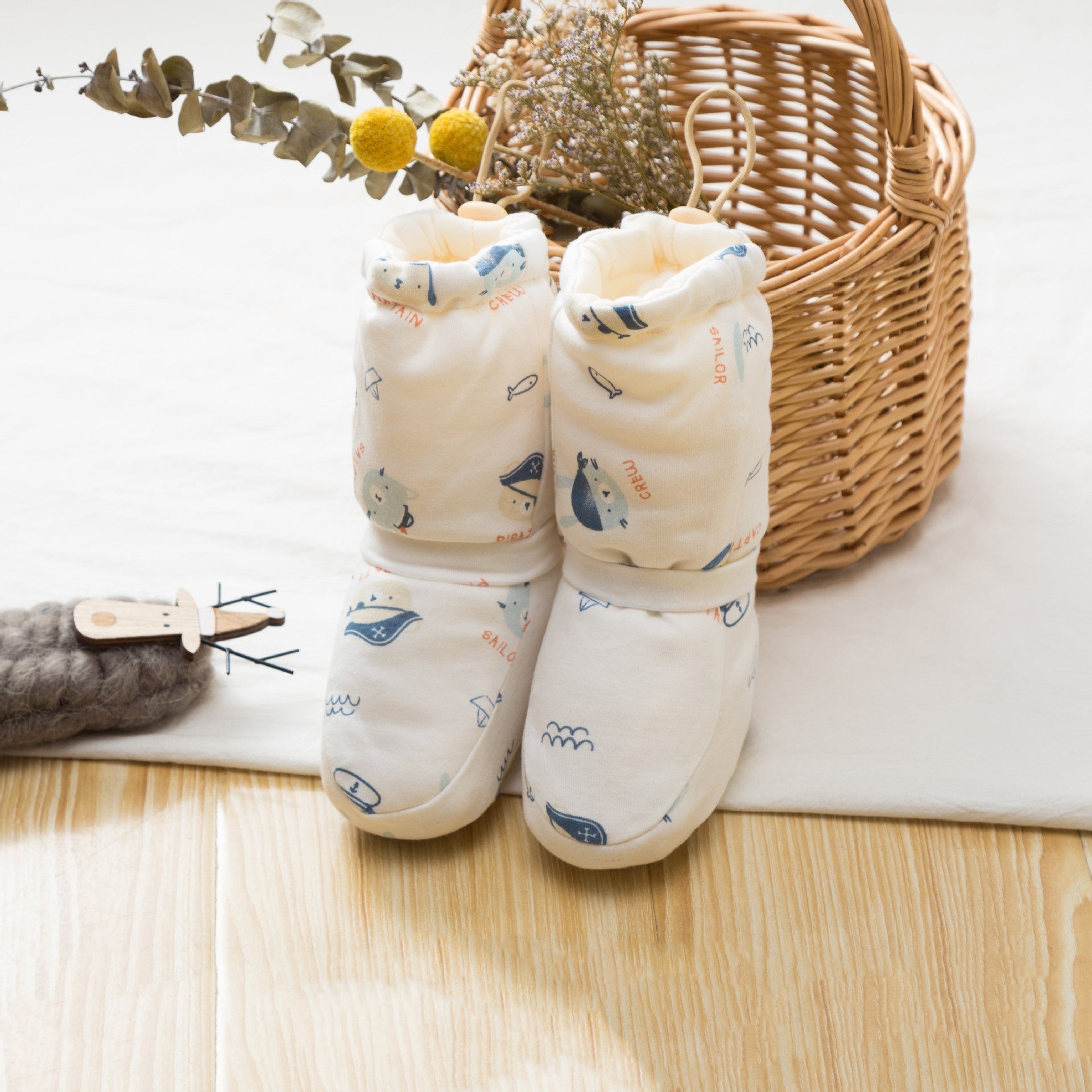 Arrival Baby Animals Cartoon Pattern Toddler Cotton Shoes-4