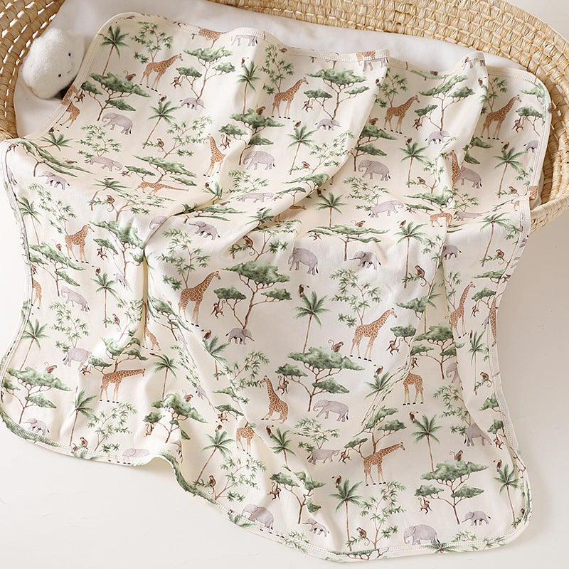 Arrival Baby Blanket with Cartoon Design: Pure Cotton Collection for Spring and Autumn-3
