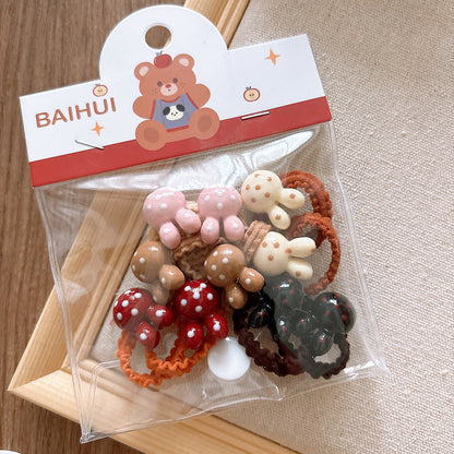 Collection of Versatile Cute Cartoon Small Children’s Star Hair Clip and Lace Baby Headband-4