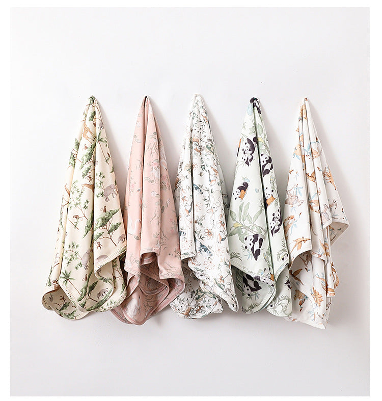 Arrival Baby Blanket with Cartoon Design: Pure Cotton Collection for Spring and Autumn-0