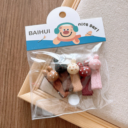 Collection of Versatile Cute Cartoon Small Children’s Star Hair Clip and Lace Baby Headband-5