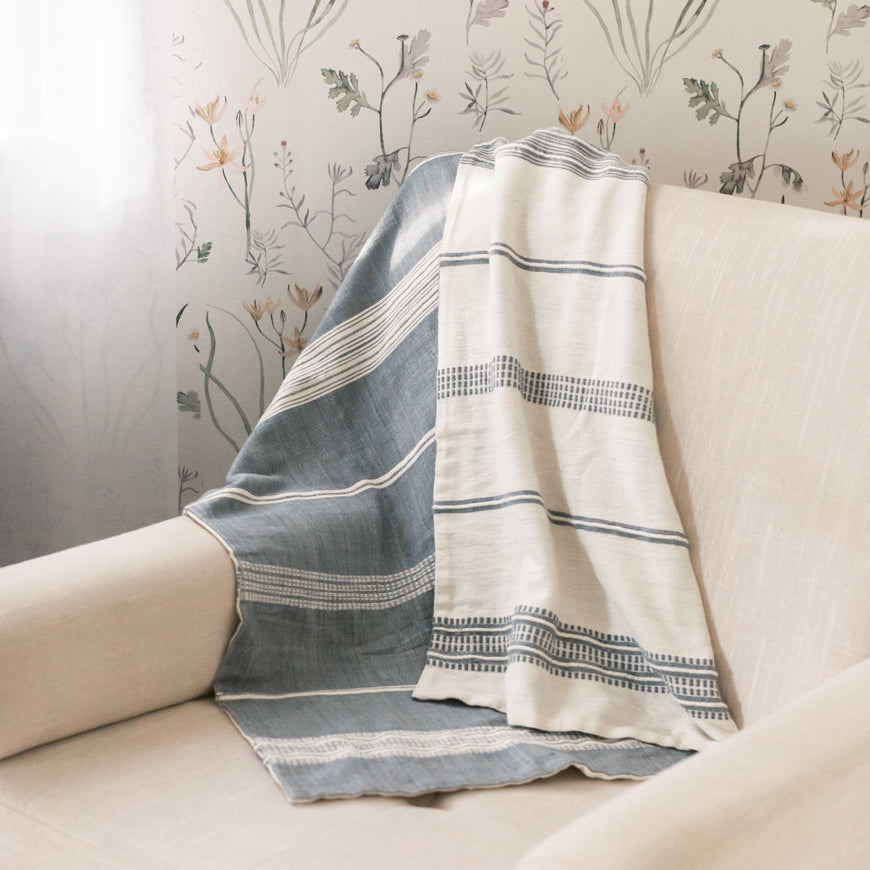 Aden Cotton Reversible Baby Blanket-2