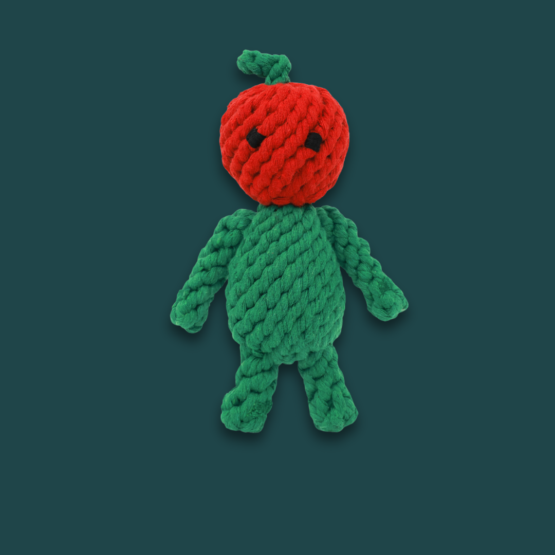 Eve the Apple Baby Rope Toy-1